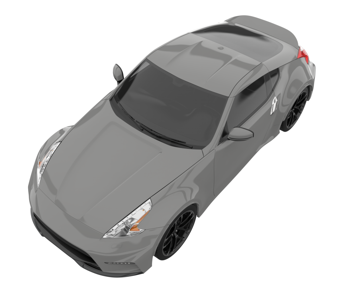 Sport car isolated on transparent background. 3d rendering - illustration png