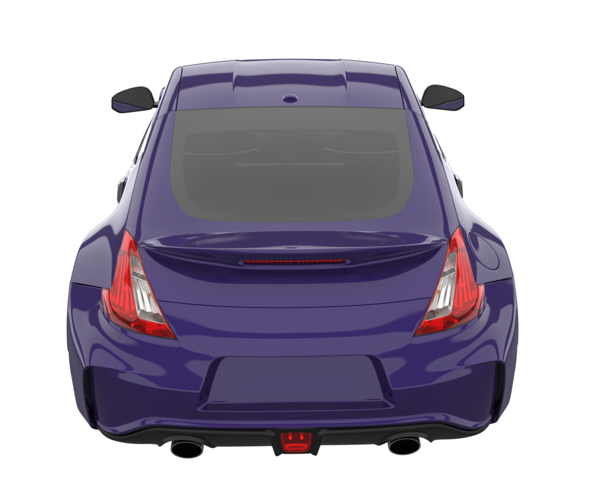 Sport car isolated on transparent background. 3d rendering - illustration png