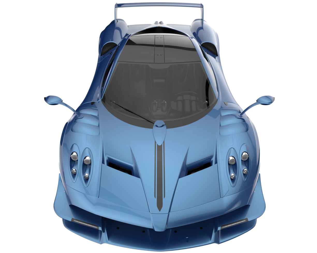 Sport car isolated on transparent background. 3d rendering - illustration png