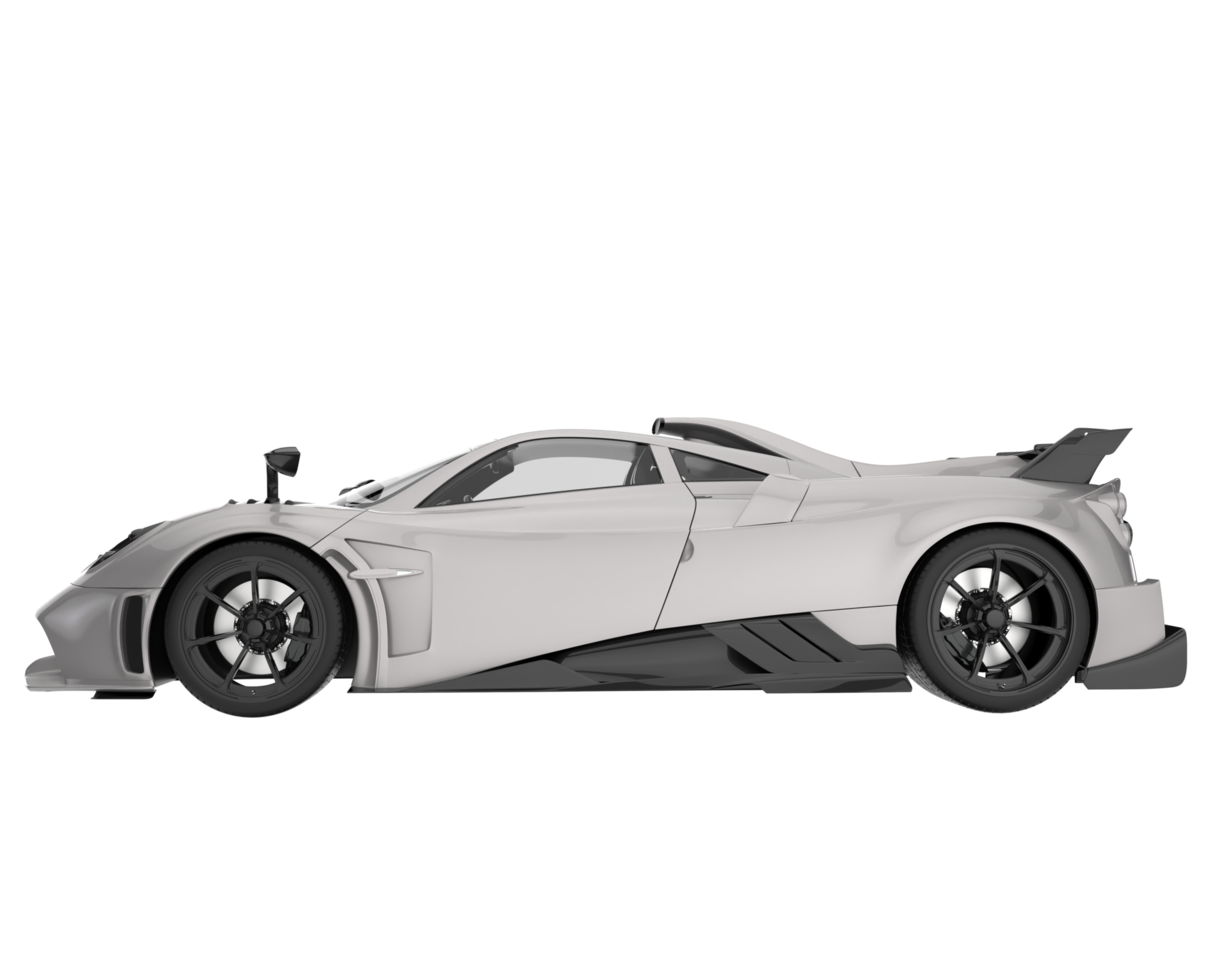 carro esporte isolado em fundo transparente. renderização 3D - ilustração png