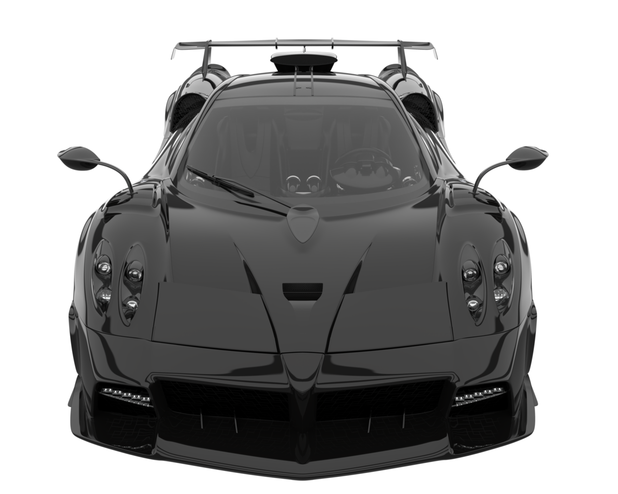 Sport car isolated on transparent background. 3d rendering - illustration png