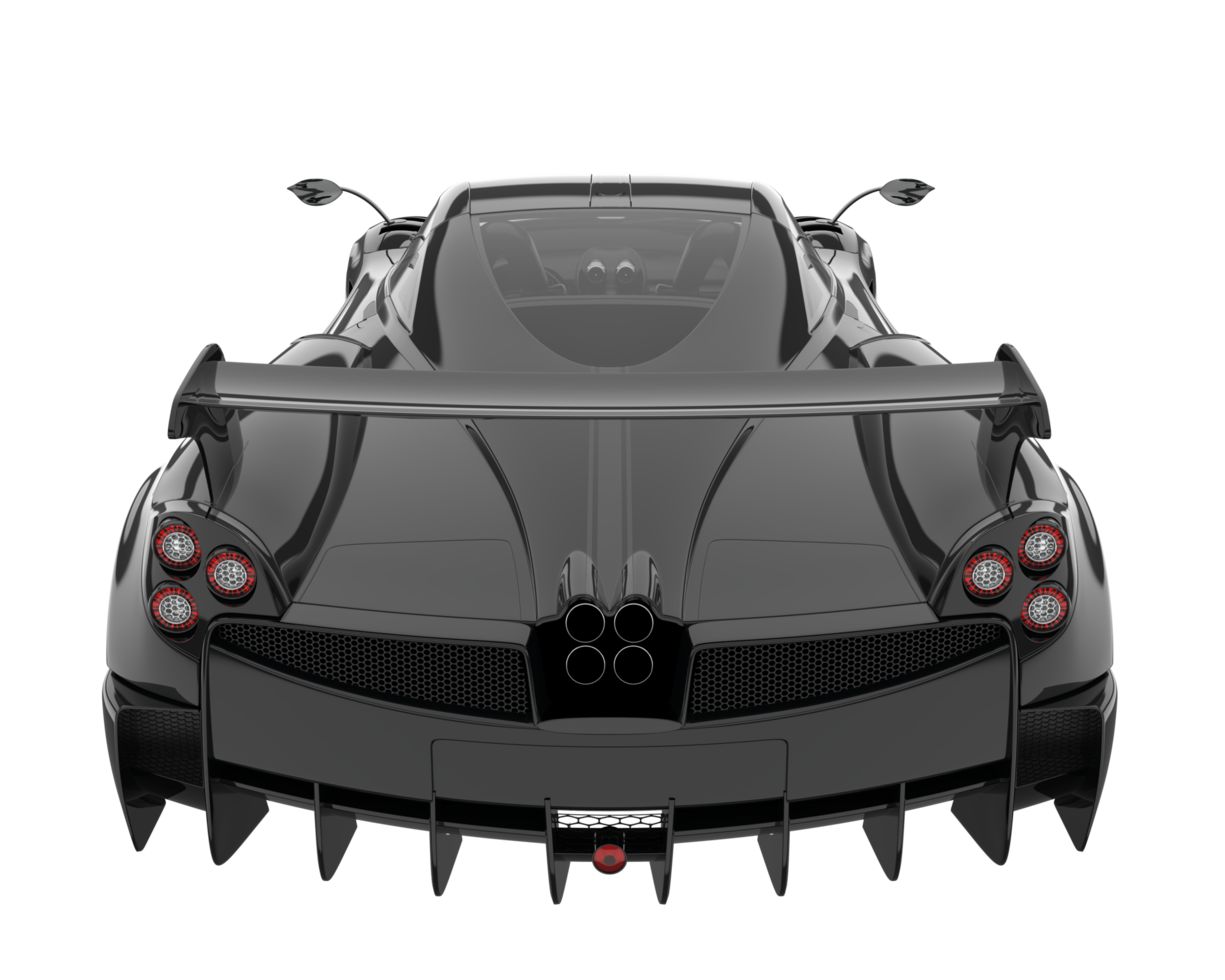 Sport car isolated on transparent background. 3d rendering - illustration png
