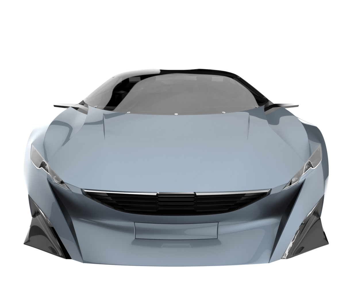 Sport car isolated on transparent background. 3d rendering - illustration png