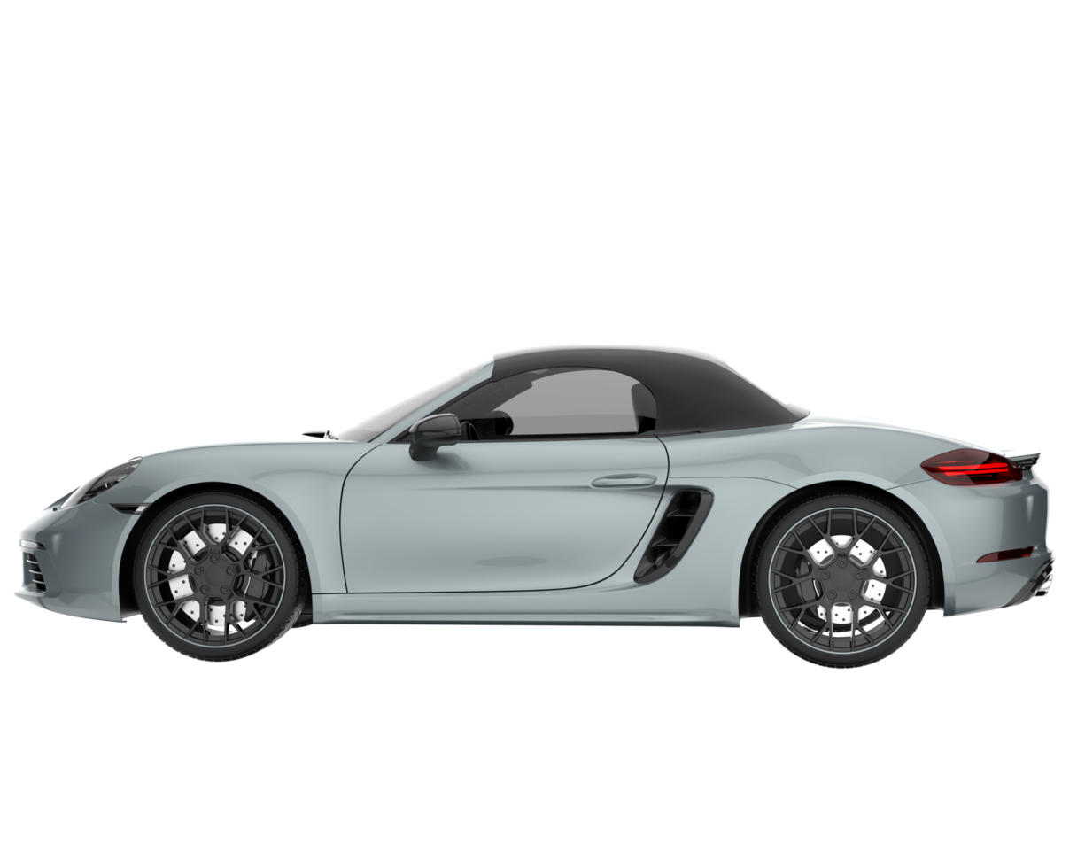 Sport car isolated on transparent background. 3d rendering - illustration png