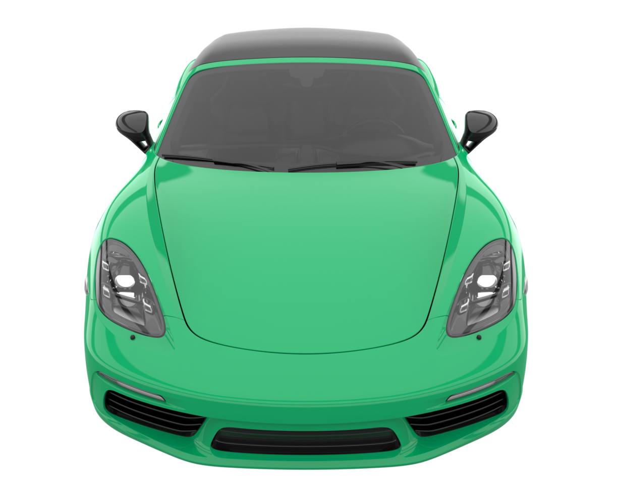 Sport car isolated on transparent background. 3d rendering - illustration png
