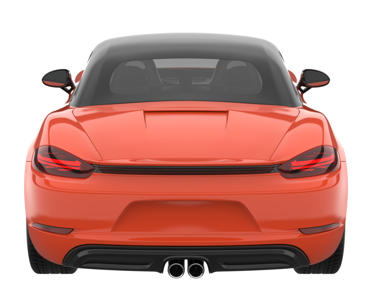 Sport car isolated on transparent background. 3d rendering - illustration png