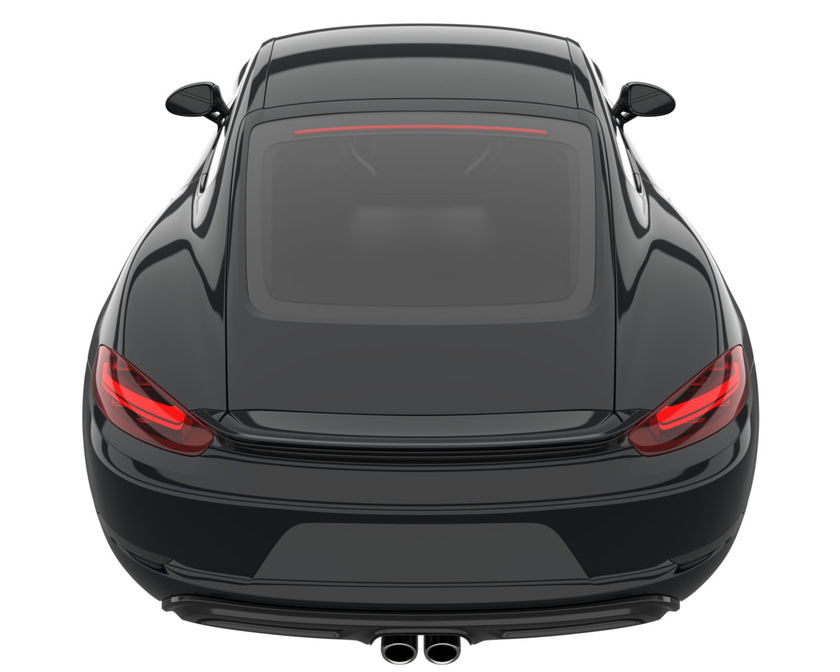 Sport car isolated on transparent background. 3d rendering - illustration png