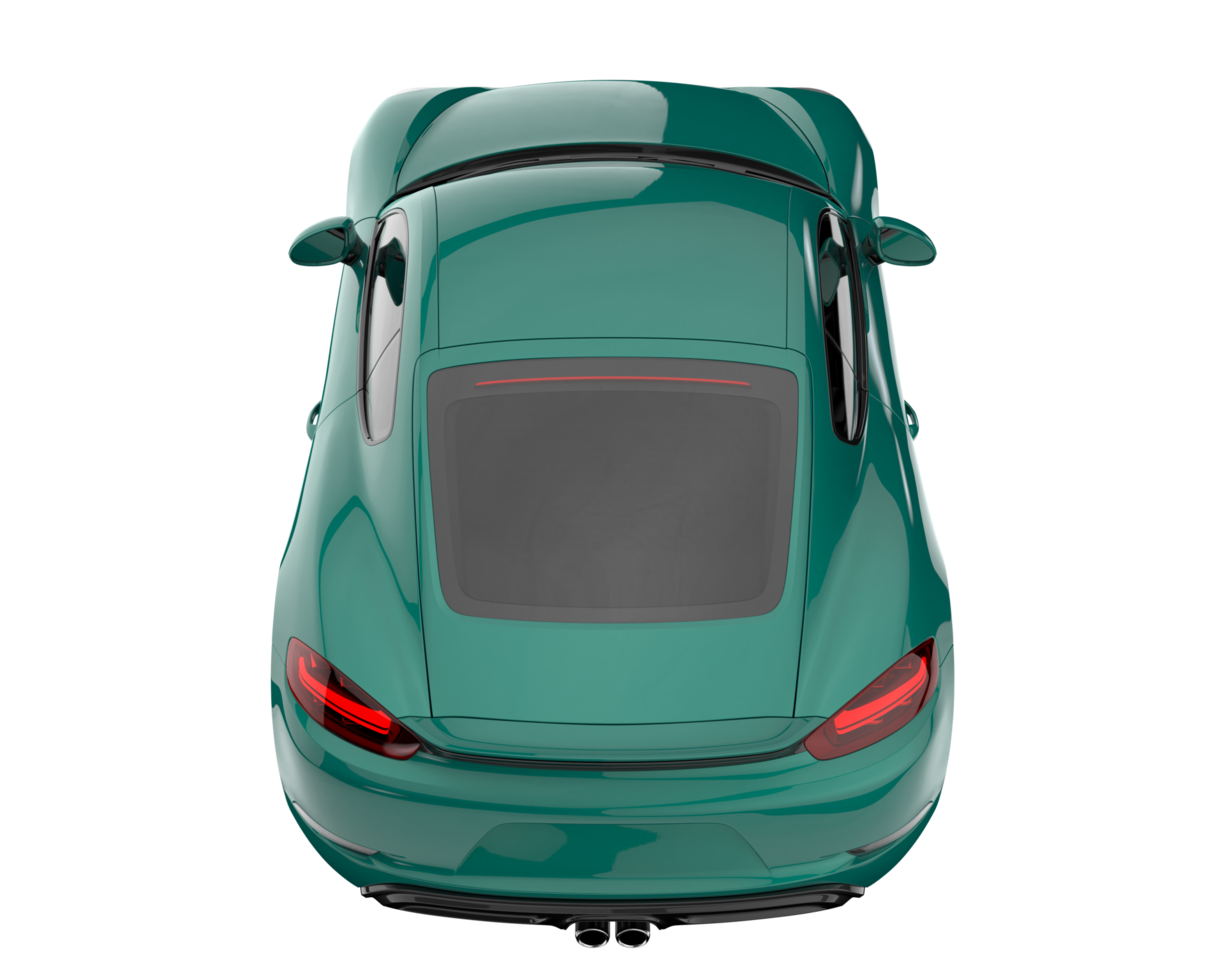 Sport car isolated on transparent background. 3d rendering - illustration png