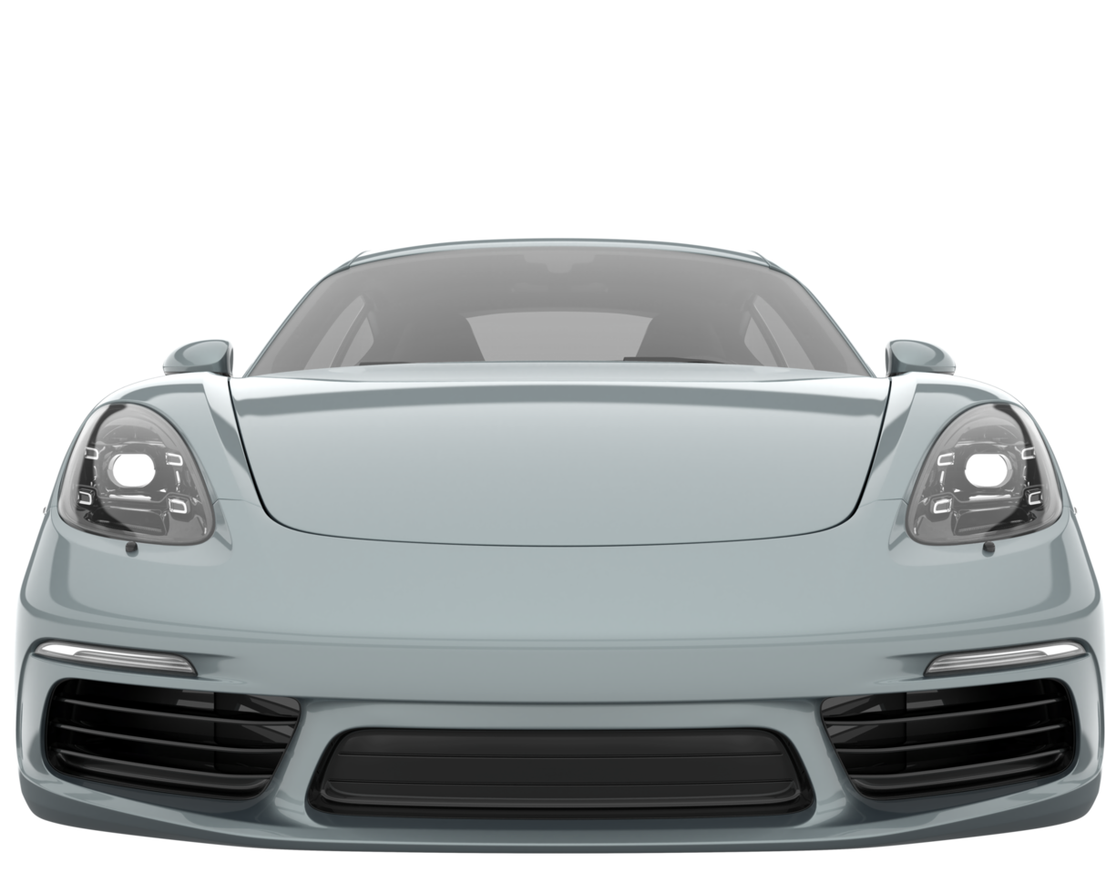 Sport car isolated on transparent background. 3d rendering - illustration png