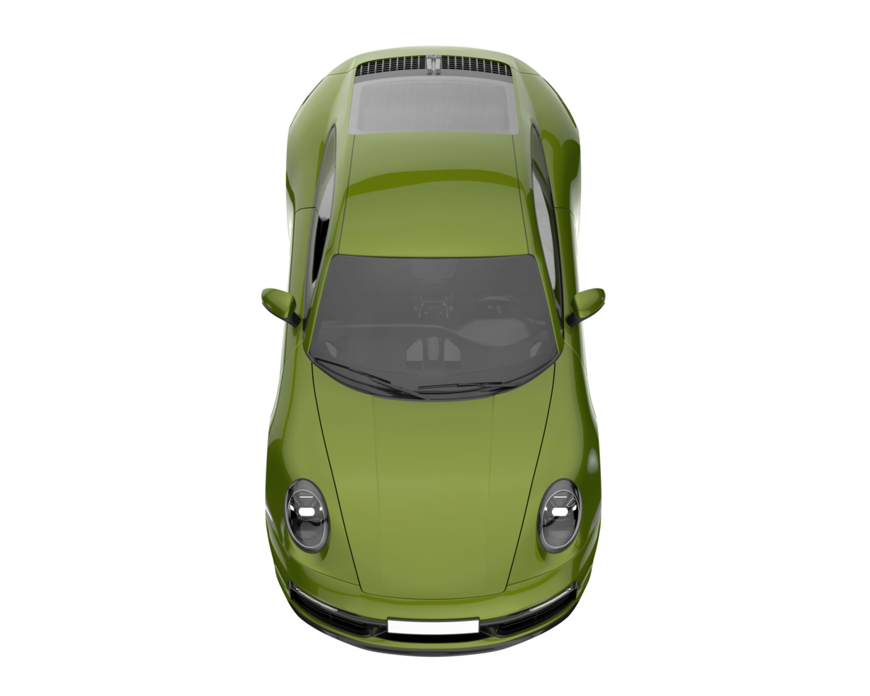 carro esporte isolado em fundo transparente. renderização 3D - ilustração png