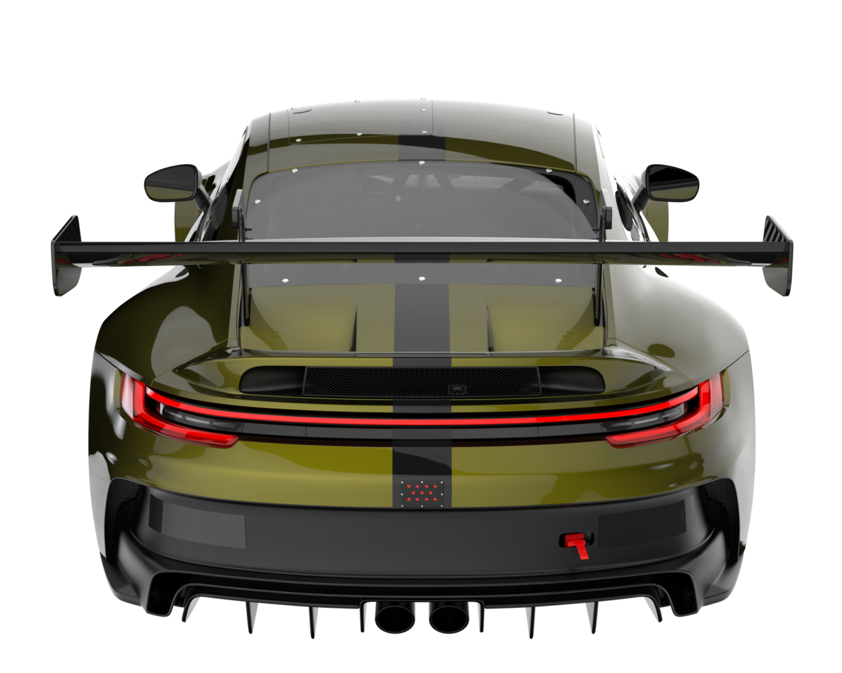 Sport car isolated on transparent background. 3d rendering - illustration png