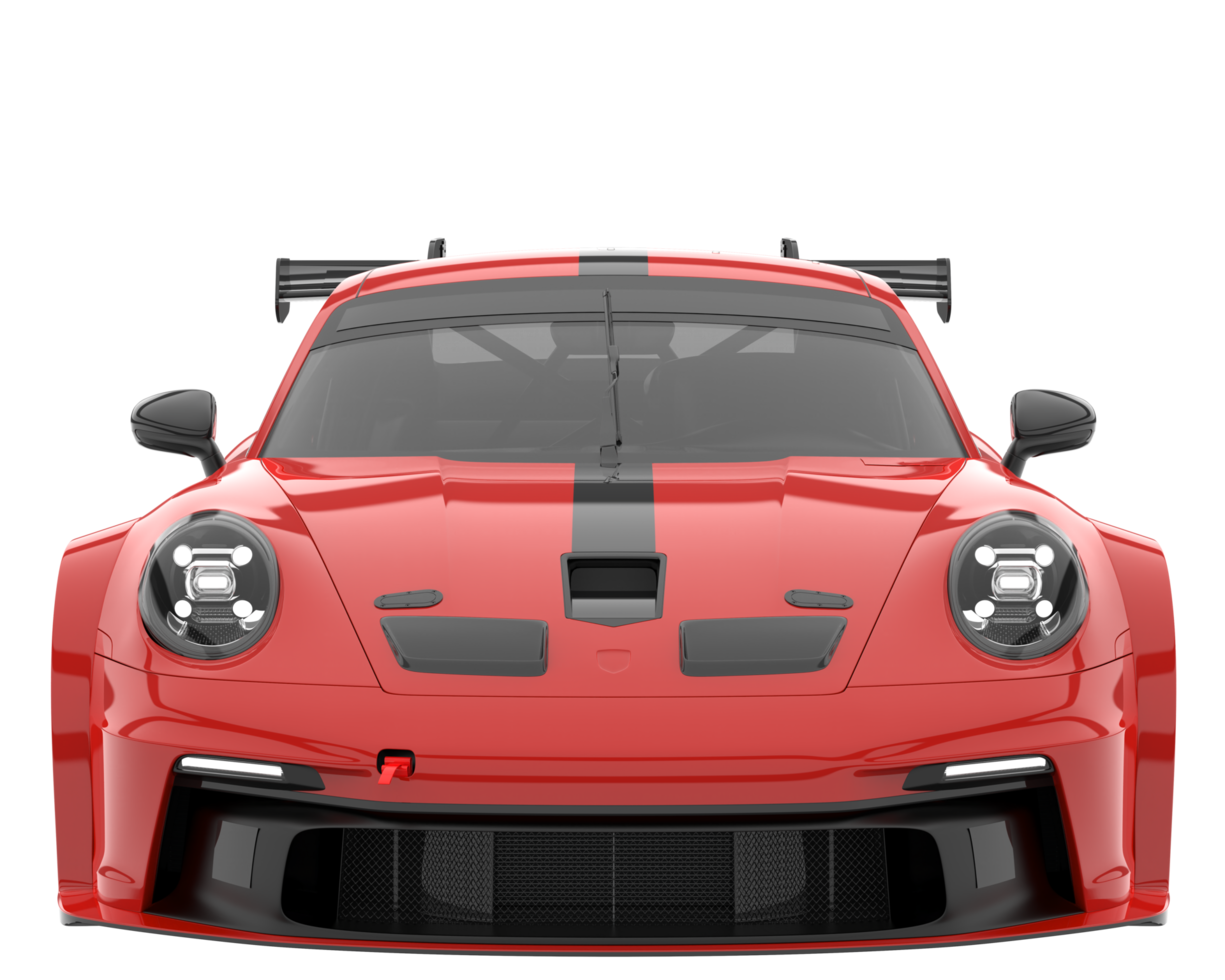 Sport car isolated on transparent background. 3d rendering - illustration png