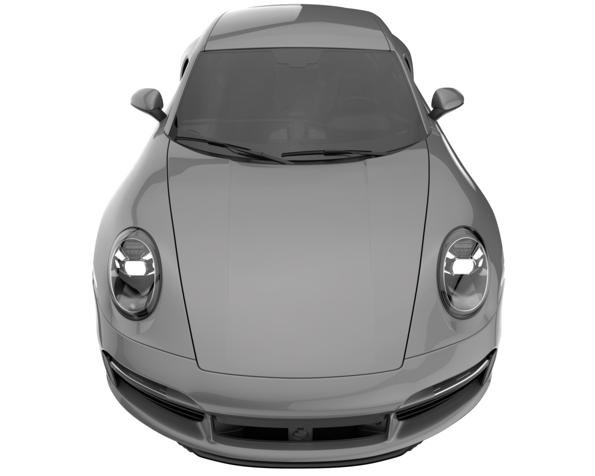 Sport car isolated on transparent background. 3d rendering - illustration png