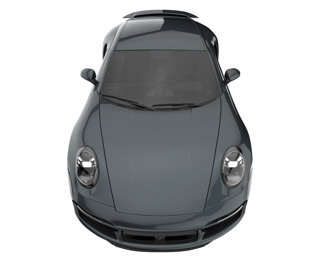 Sport car isolated on transparent background. 3d rendering - illustration png