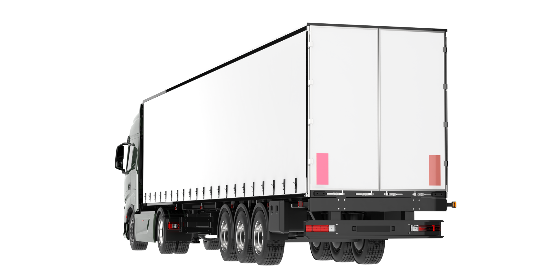 camion isolé sur fond transparent. rendu 3d - illustration png