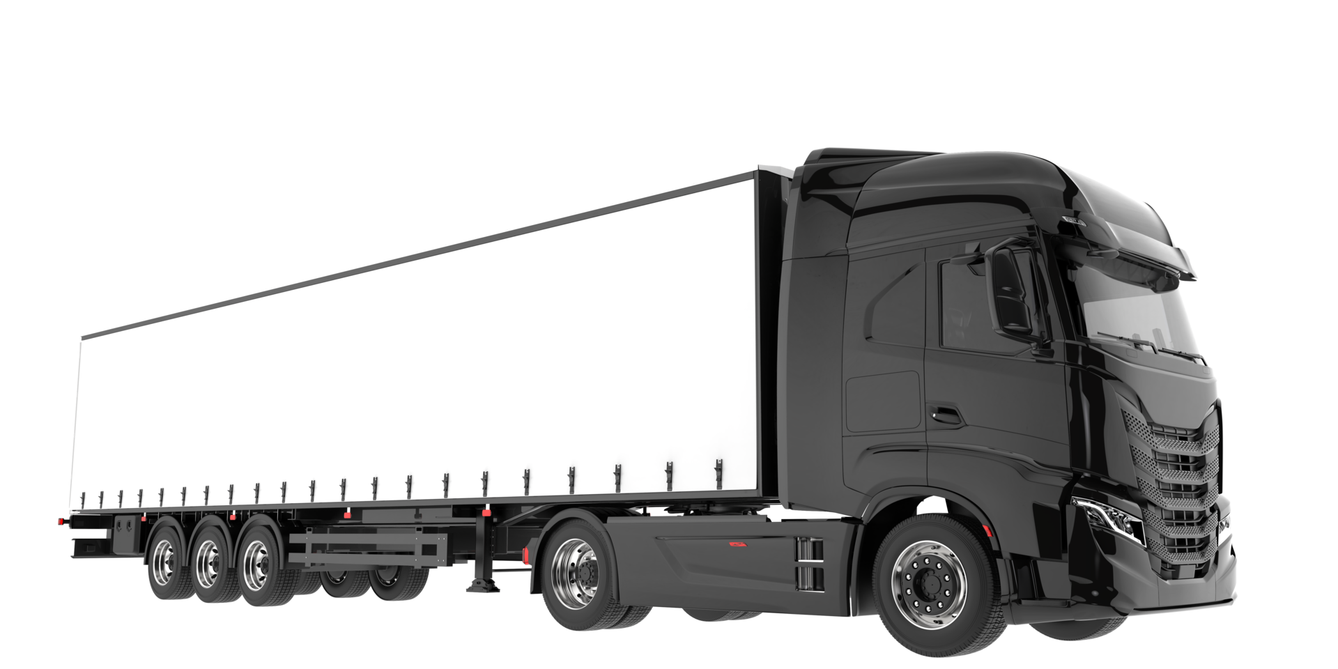 Truck isolated on transparent background. 3d rendering - illustration png