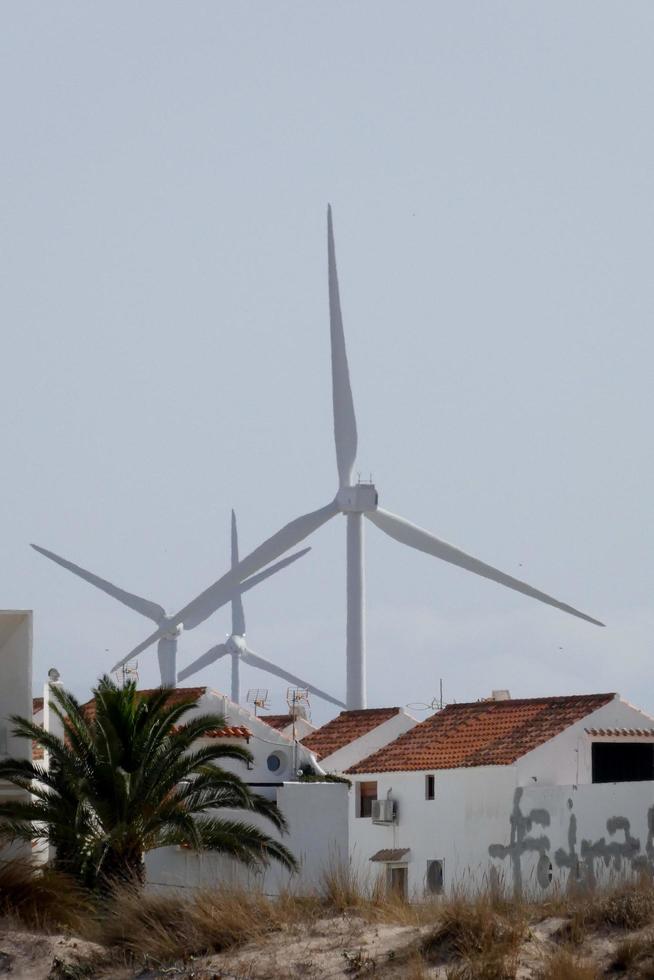 windmills for non-polluting electric power generation photo