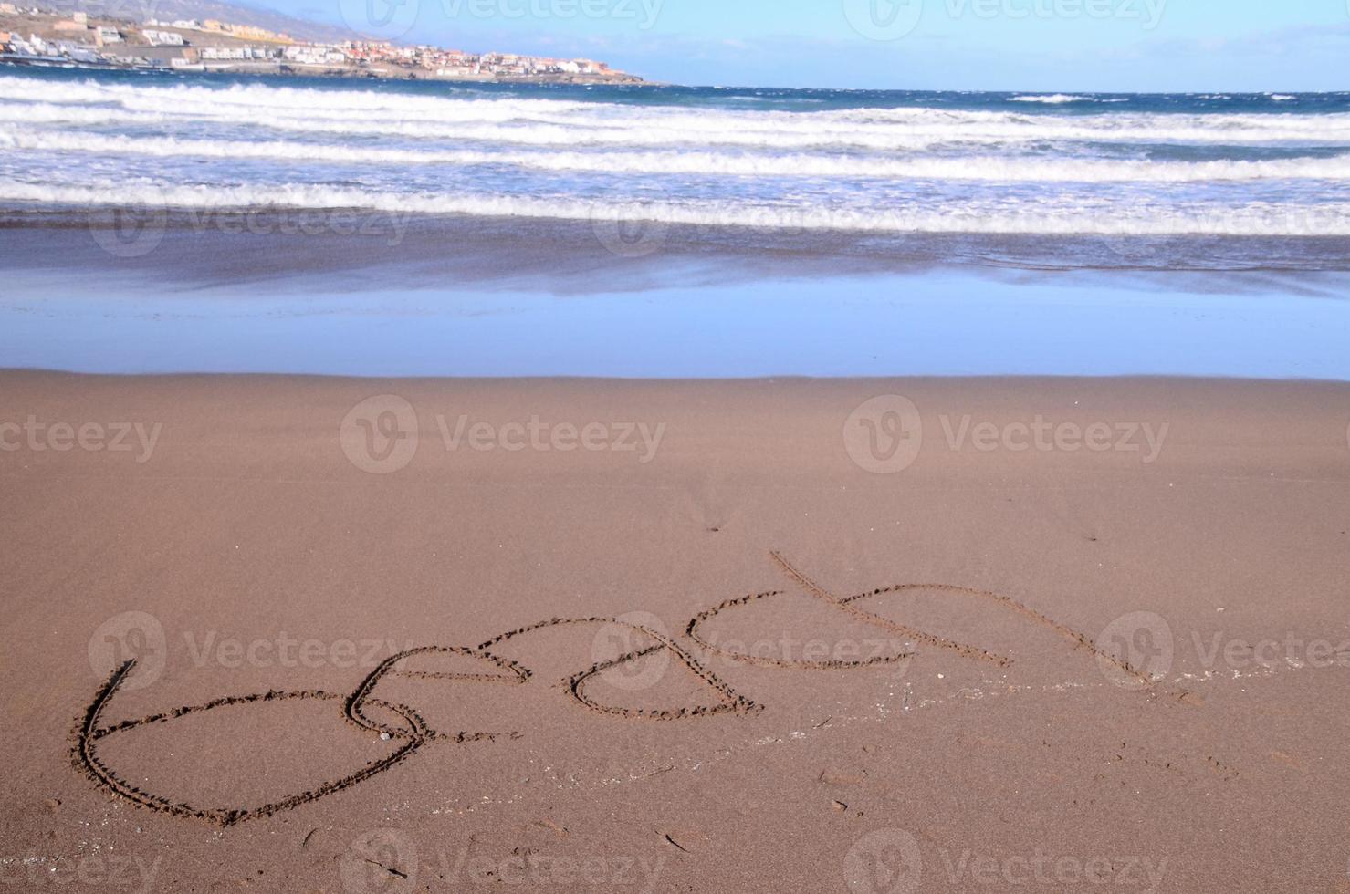 Scenic beach view photo