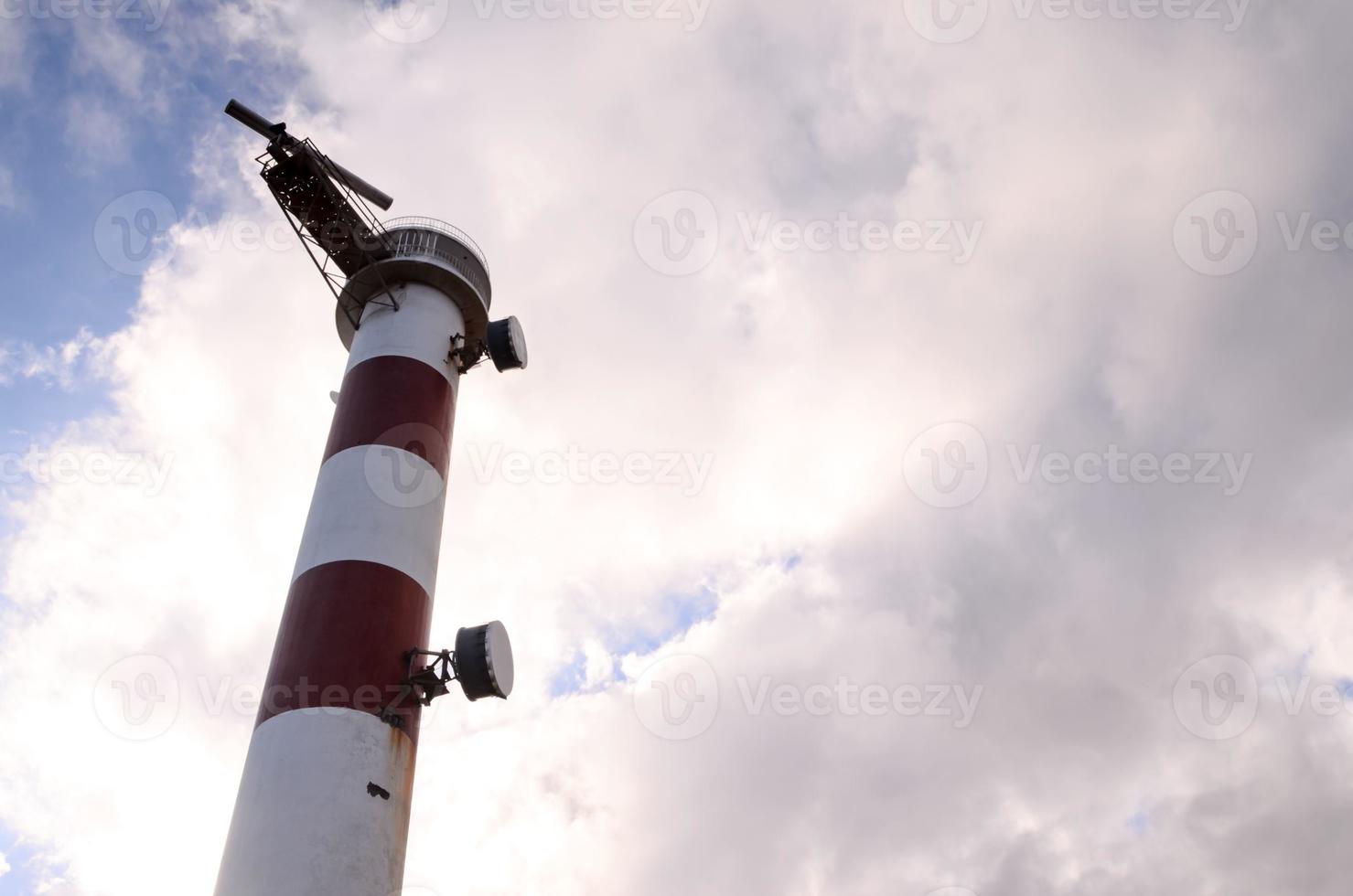 vista de un faro foto