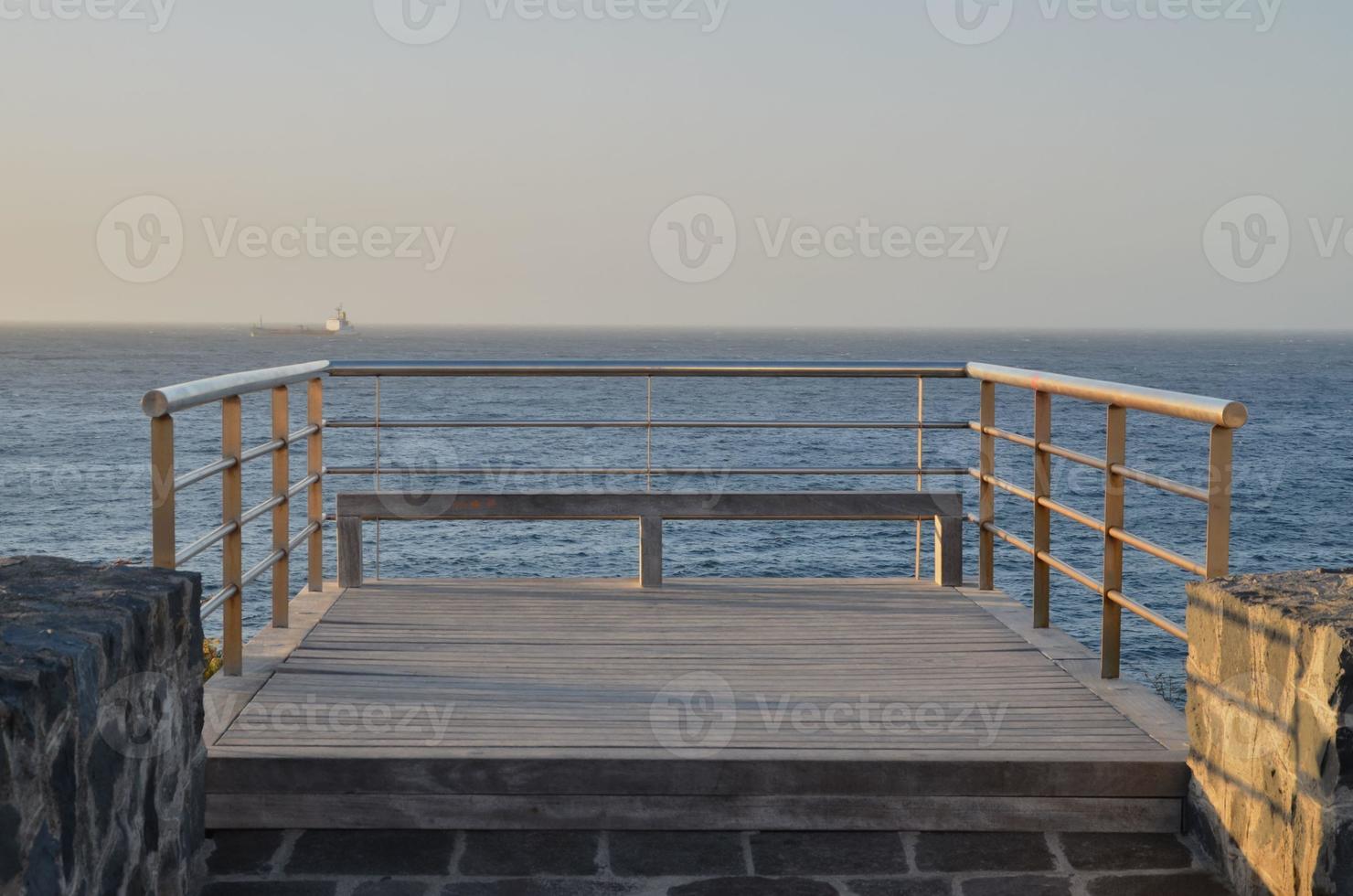 Scenic pier view photo