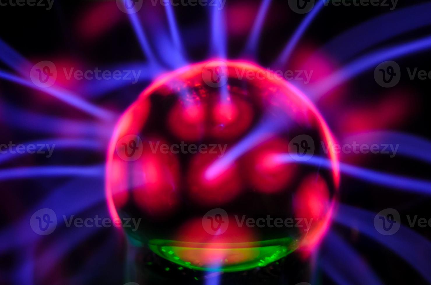 Energy ball close-up photo
