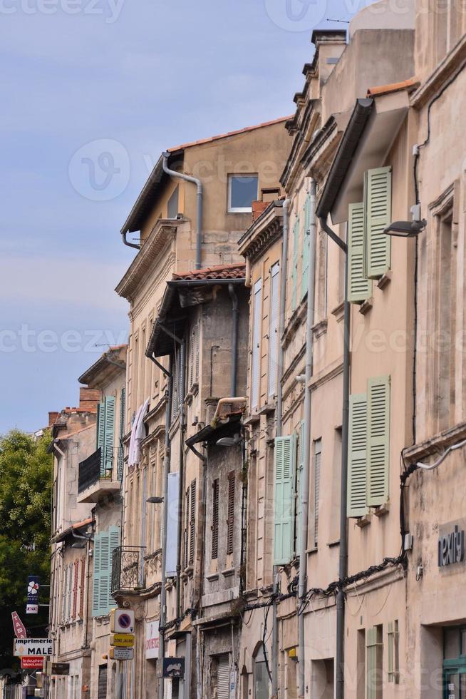 Old medieval buildings photo