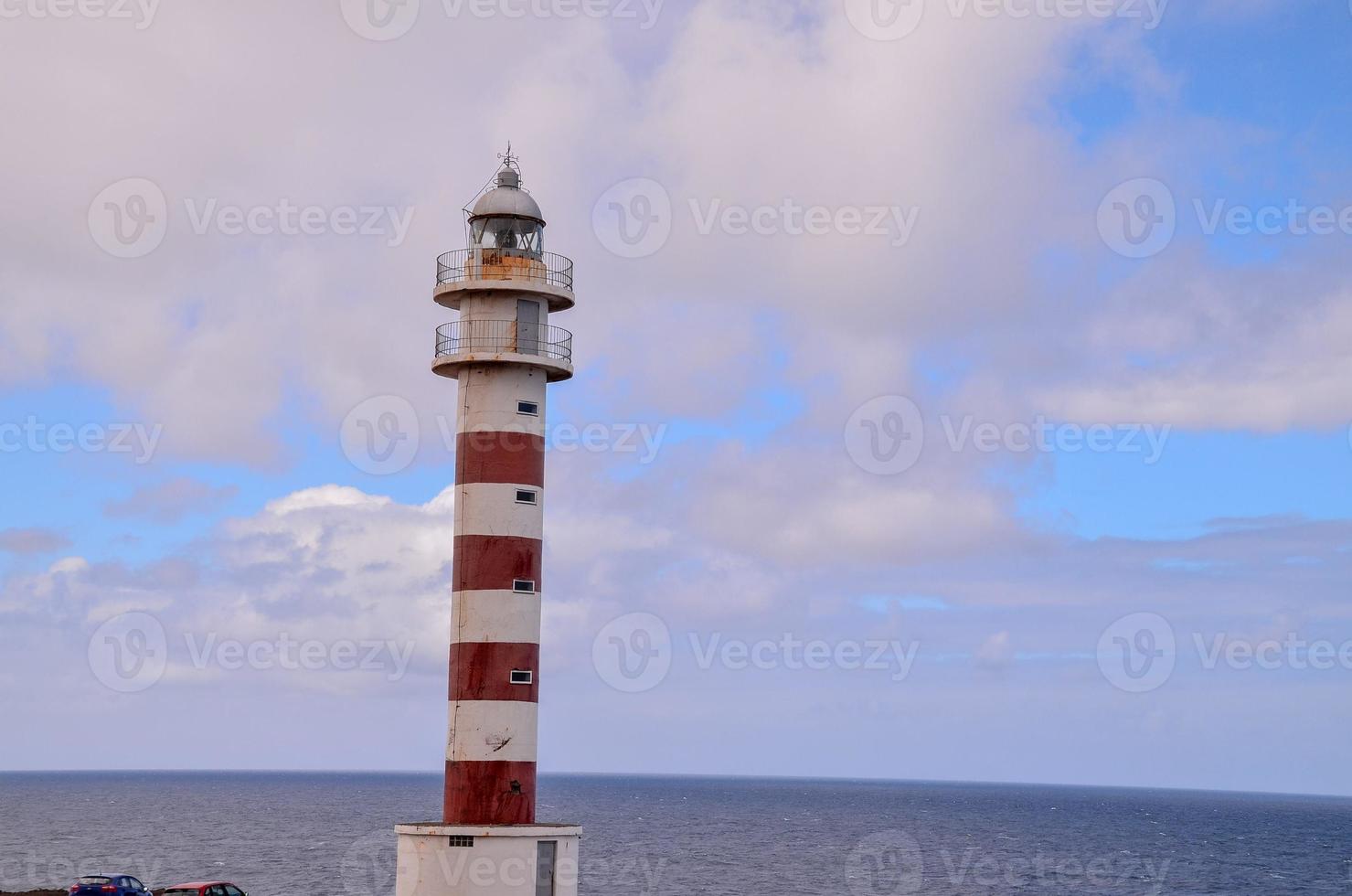 vista con faro foto