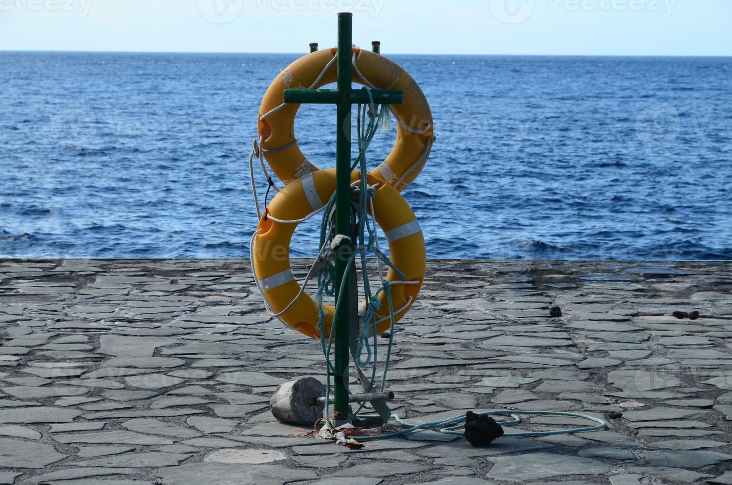 Life buoy close-up photo