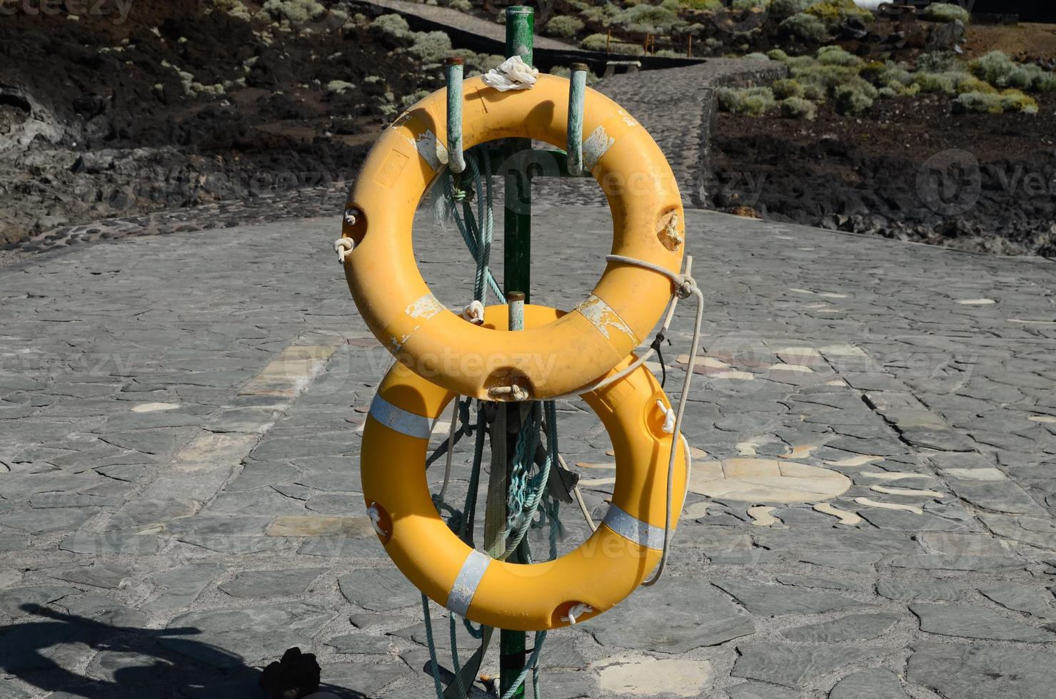 Life buoy close-up photo