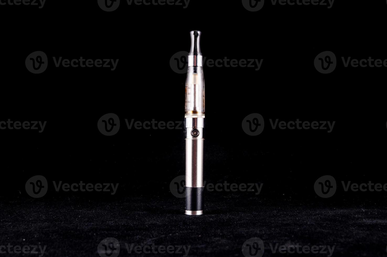 Vape on black background photo