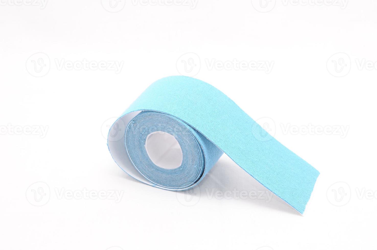 cinta adhesiva azul foto