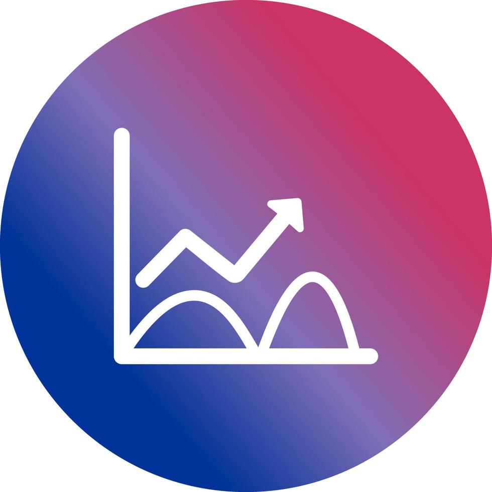 Trend in Graph Vector Icon