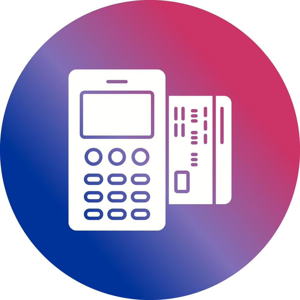 Card Machine Vector Icon