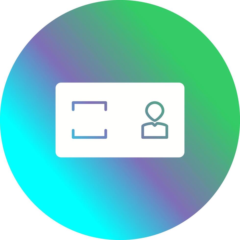 Unique Membership Card Vector Icon