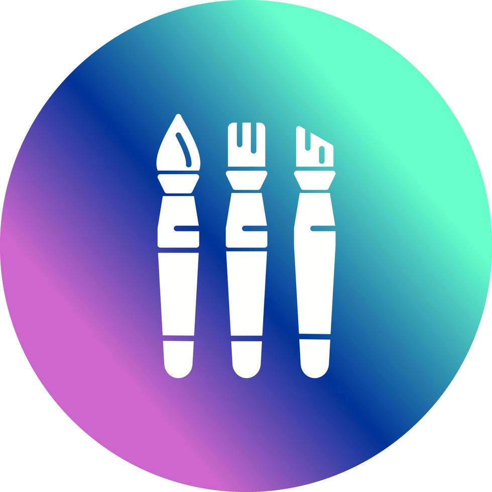 Brushes Vector Icon