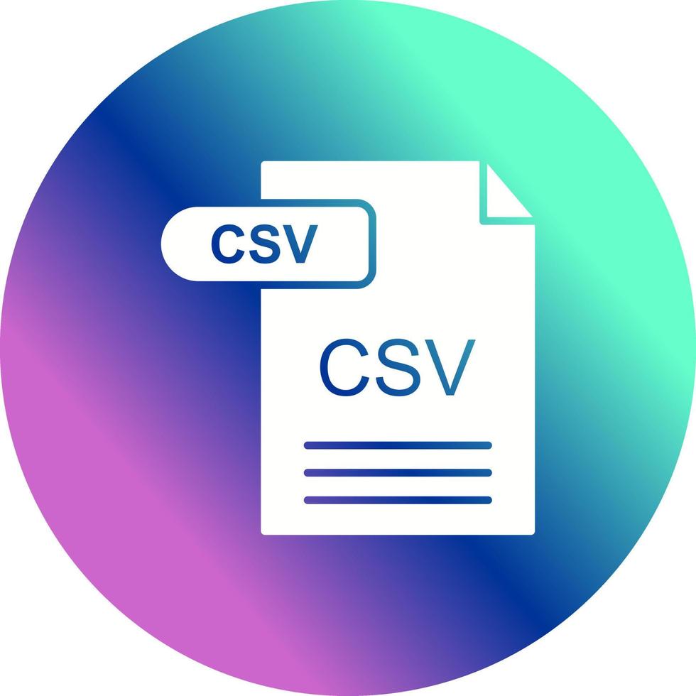 CSV Vector Icon