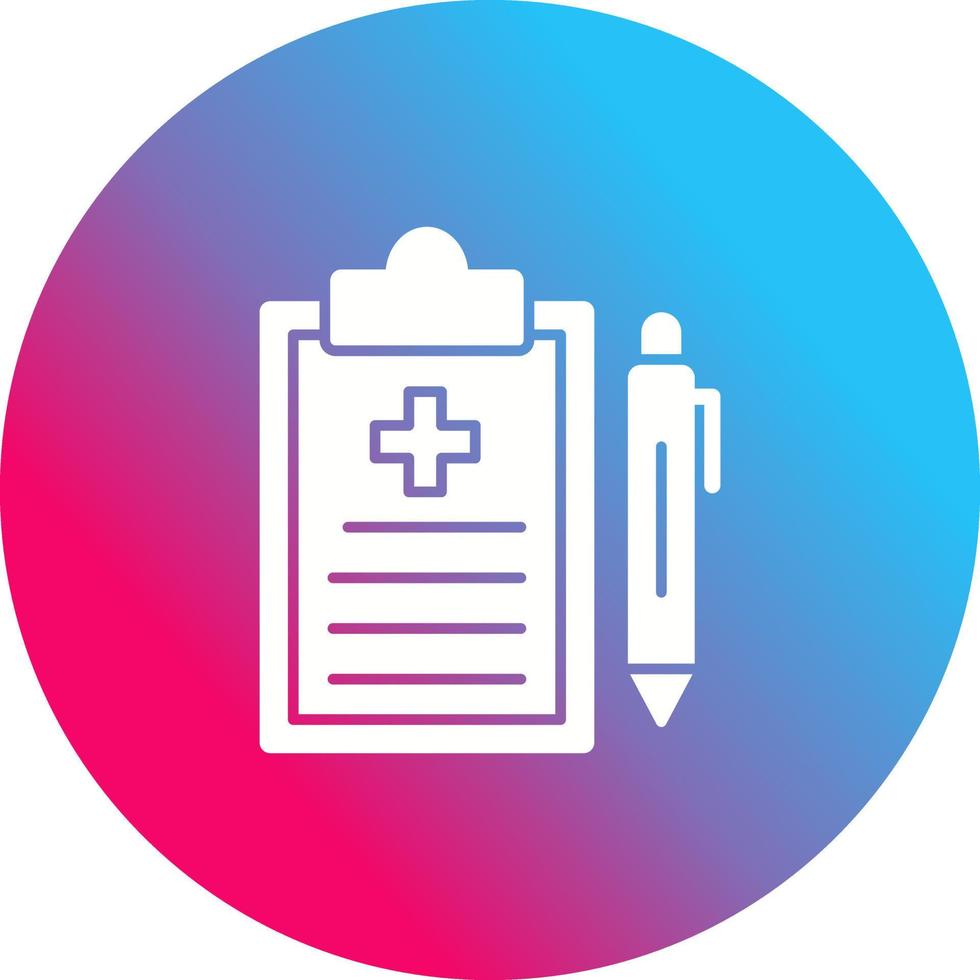 Medical Record Vector Icon