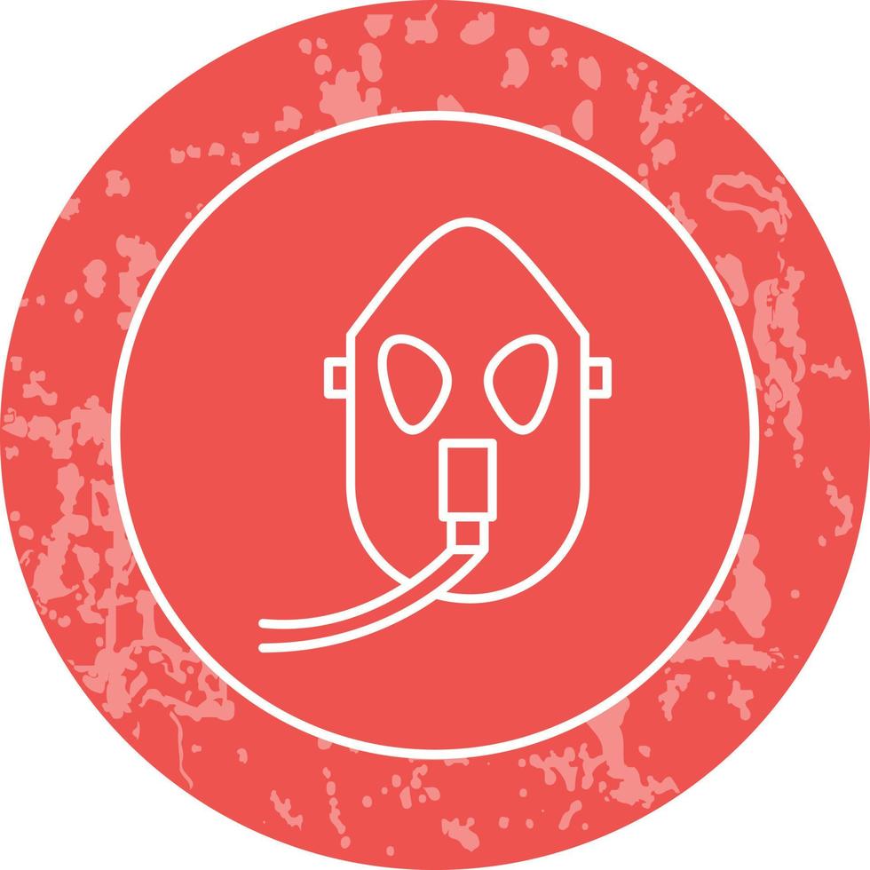 Unique Oxygen Mask Vector Icon