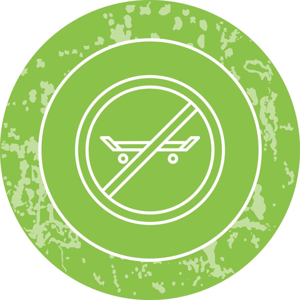 No Skating Vector Icon