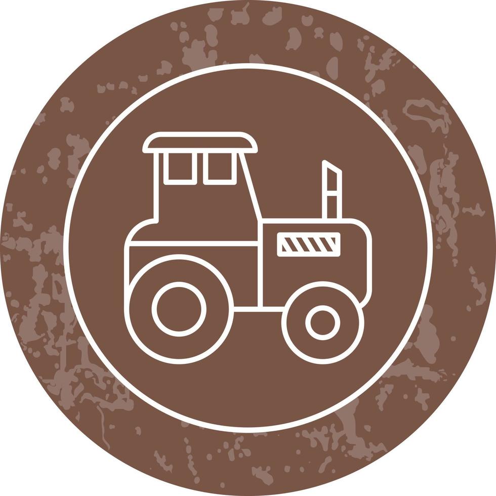 icono de vector de tractor