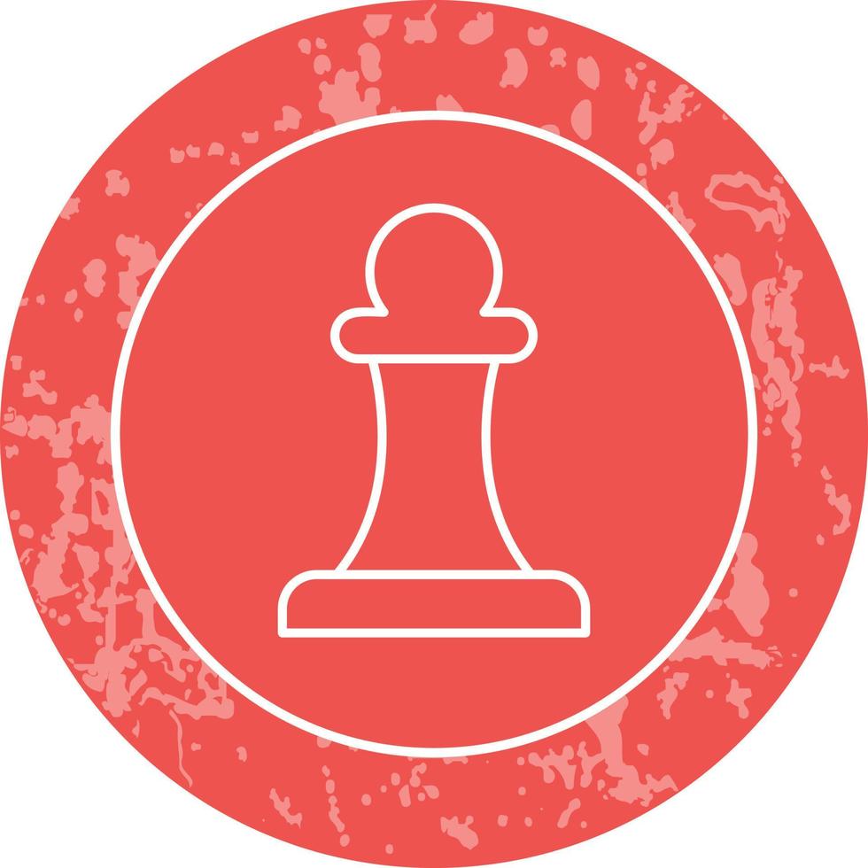 Unique Pawn Vector Icon