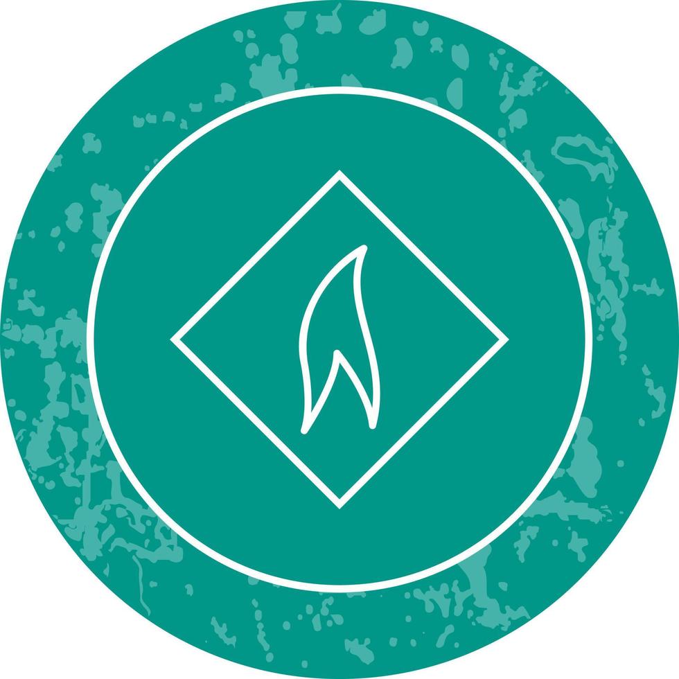 Flammable Material Vector Icon