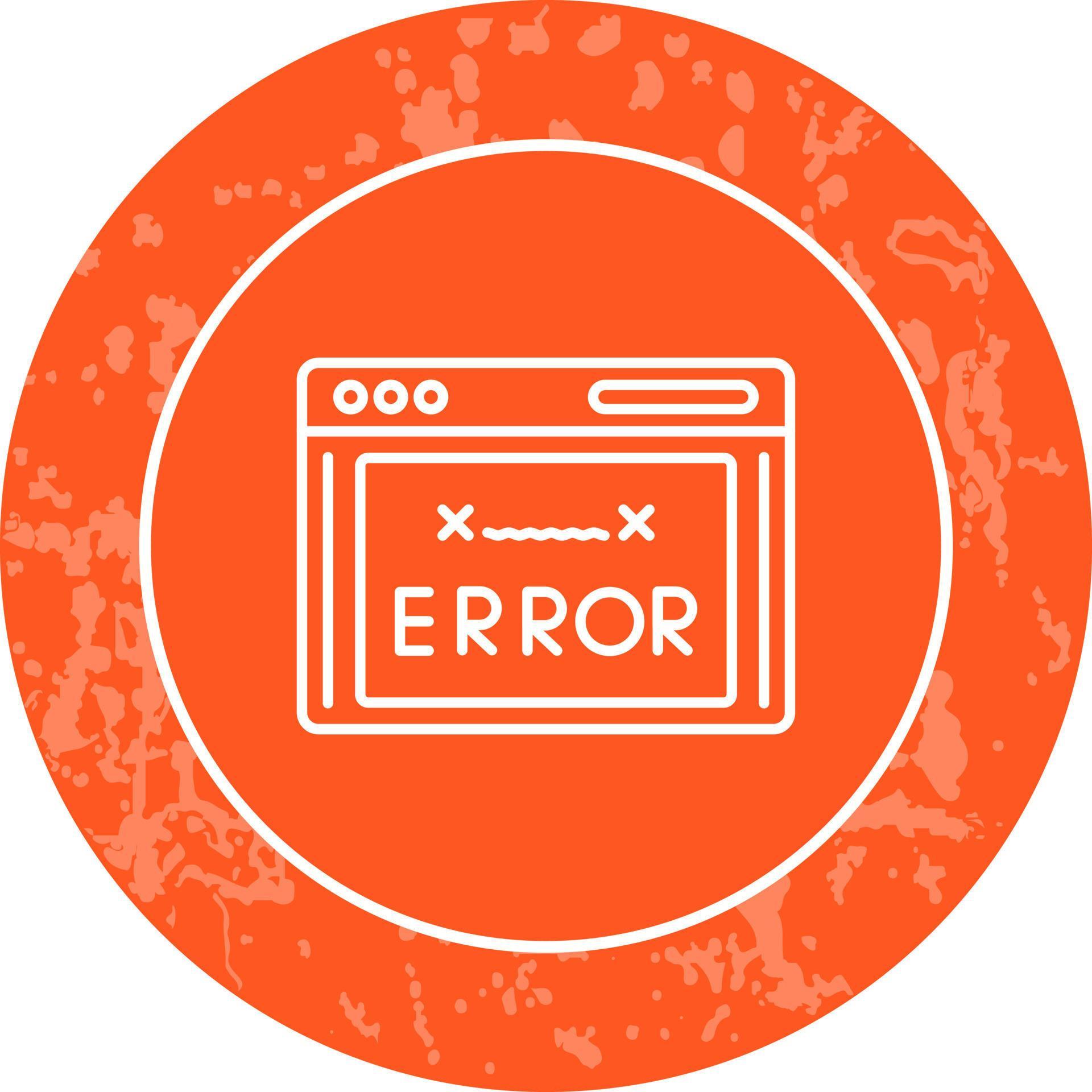 Error Code Vector Icon 19075086 Vector Art at Vecteezy