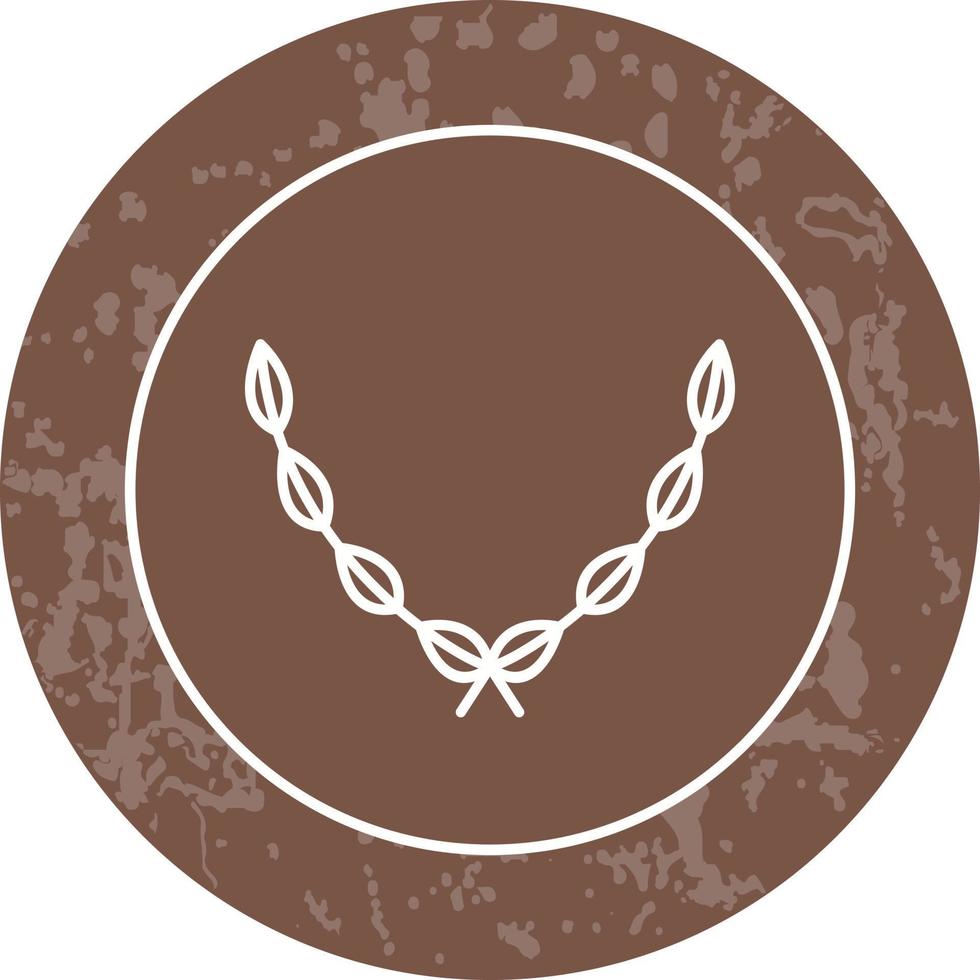 Leaves Wreath Vector Icon