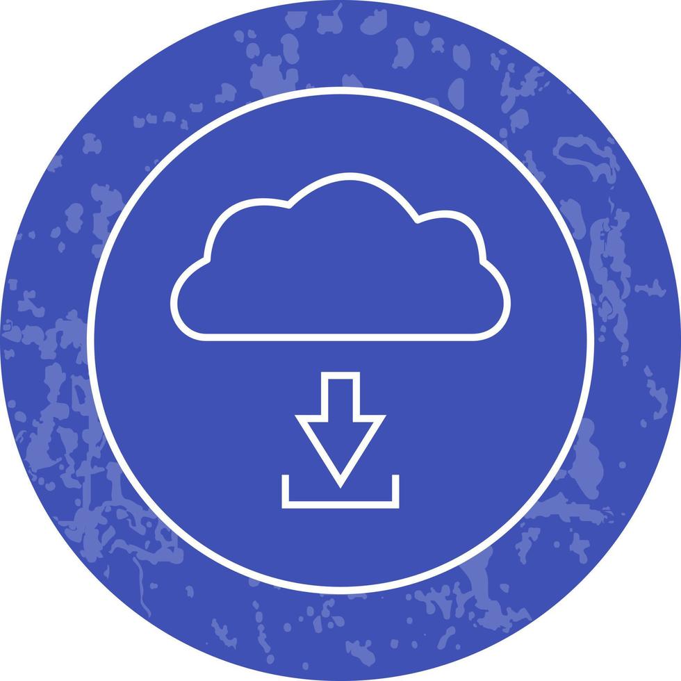 Download from Cloud Vector Icon