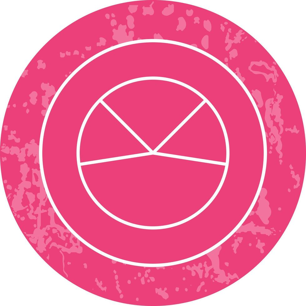 Pie Chart Analysis Vector Icon