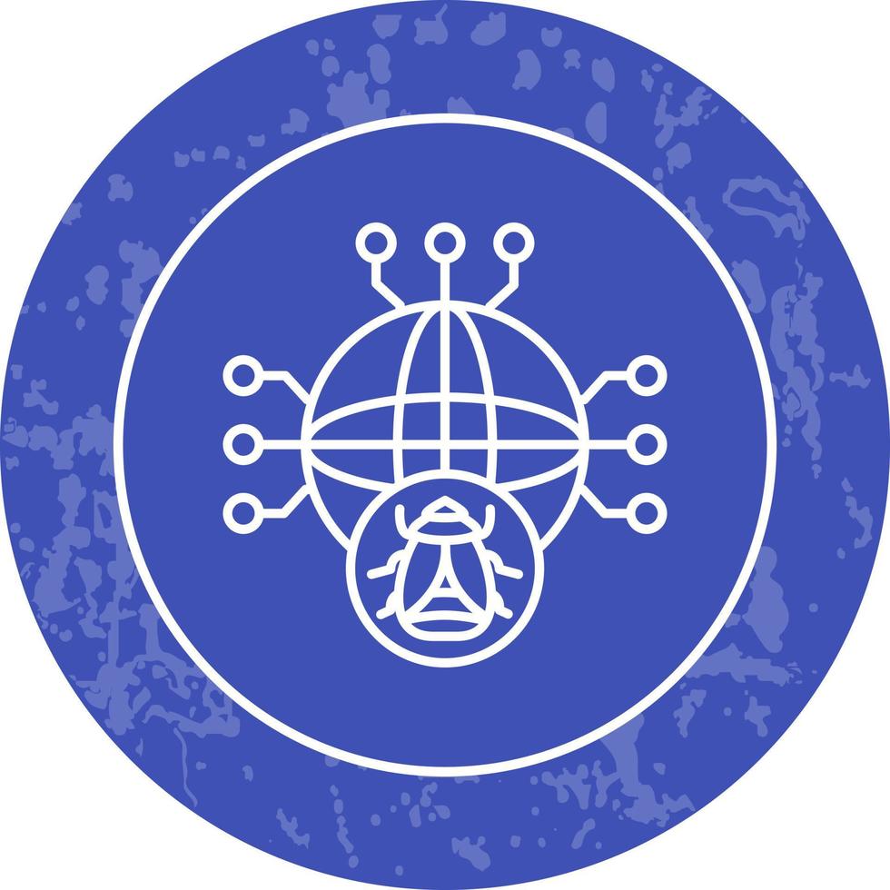 Global Malware Vector Icon