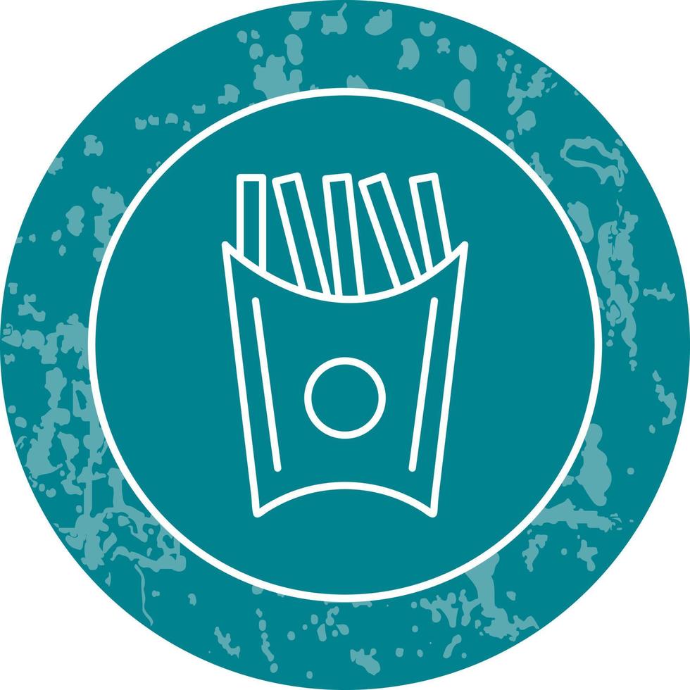 Unique French Fries Vector Icon