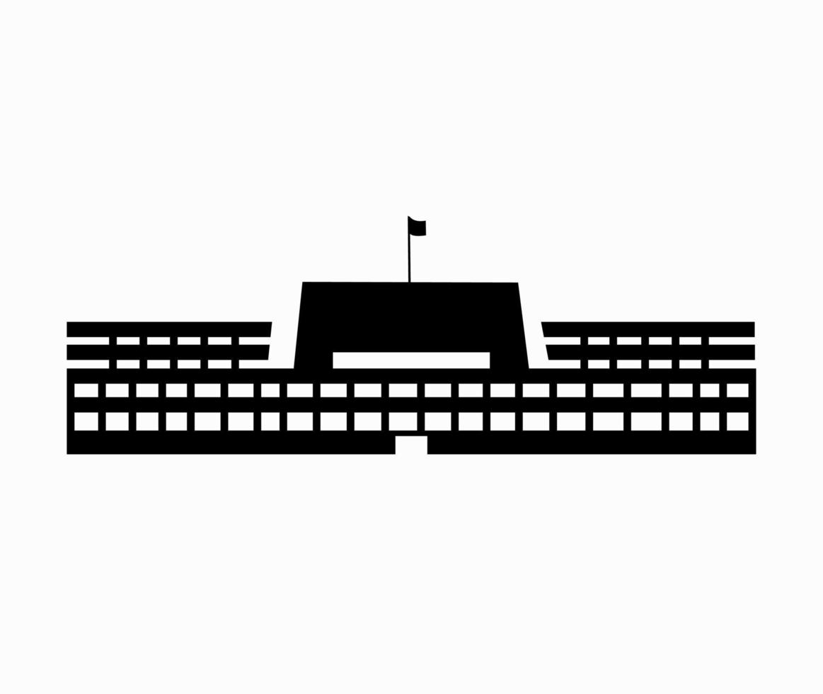 Parliament of Islamic Republic of Pakistan. Pakistan Parliament Vector icon.