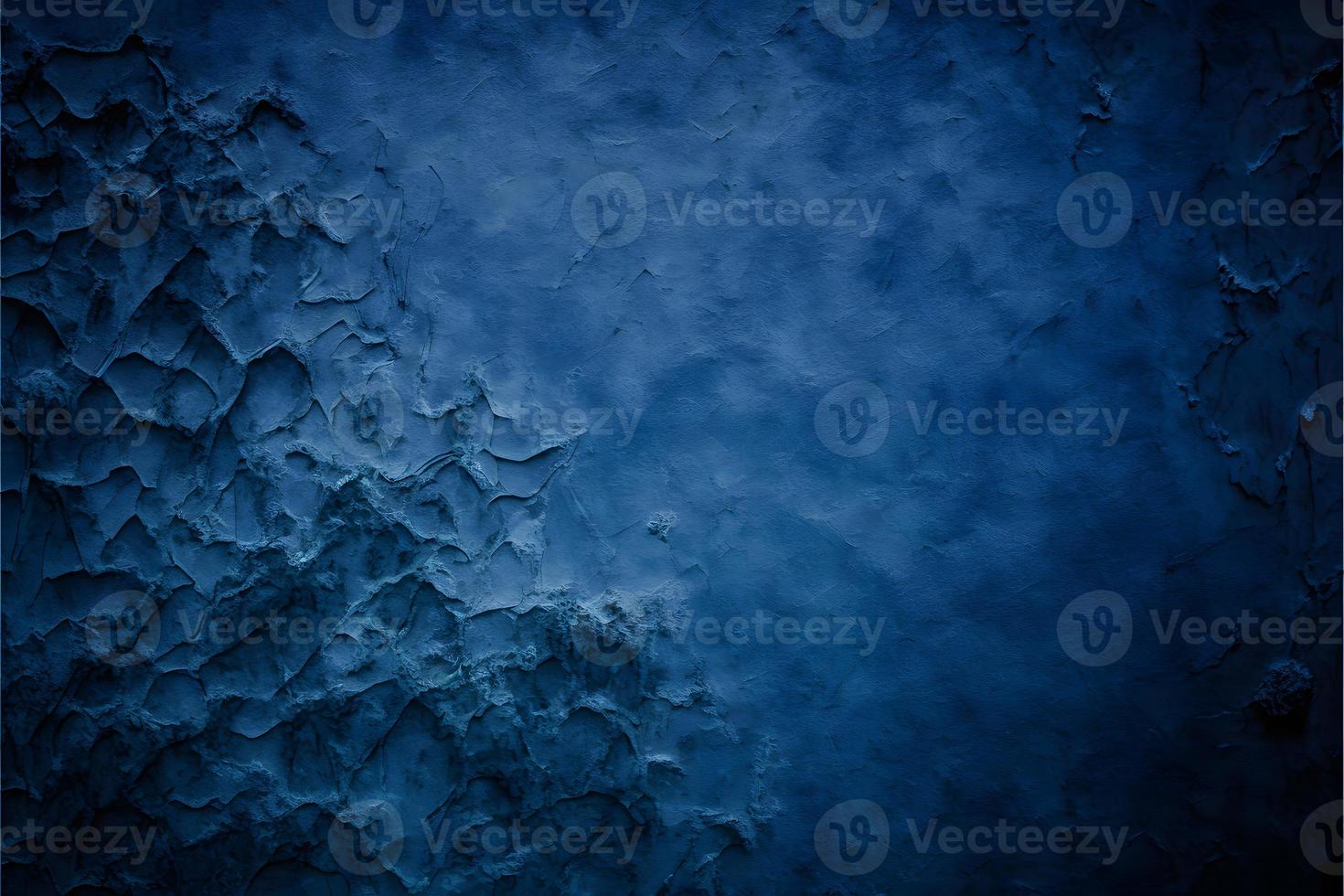 relieve decorativo grunge abstracto textura de pared de estuco azul marino. fondo de color rugoso de gran angular foto